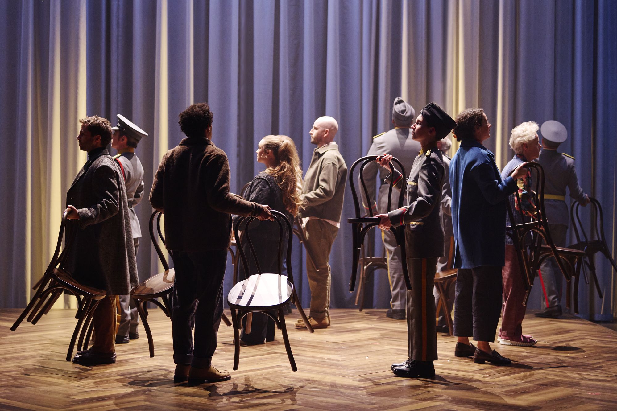 The cast of Three Sisters